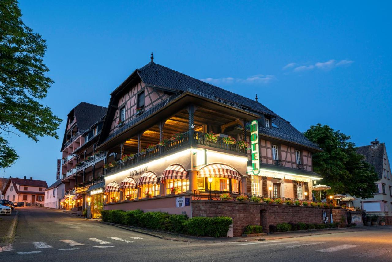 Hotel Munsch Restaurant & Wellness, Colmar Nord - Haut-Koenigsbourg Saint-Hippolyte  Bagian luar foto